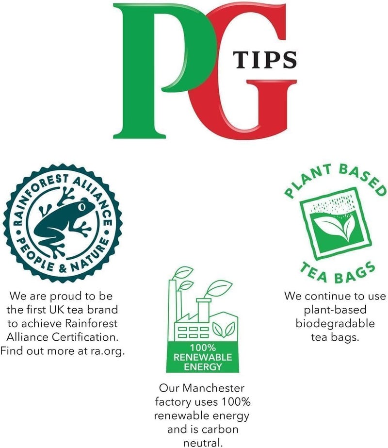 PG Tips Original Black Tea Pyramid Tea Bags - 240 Count - Image 3